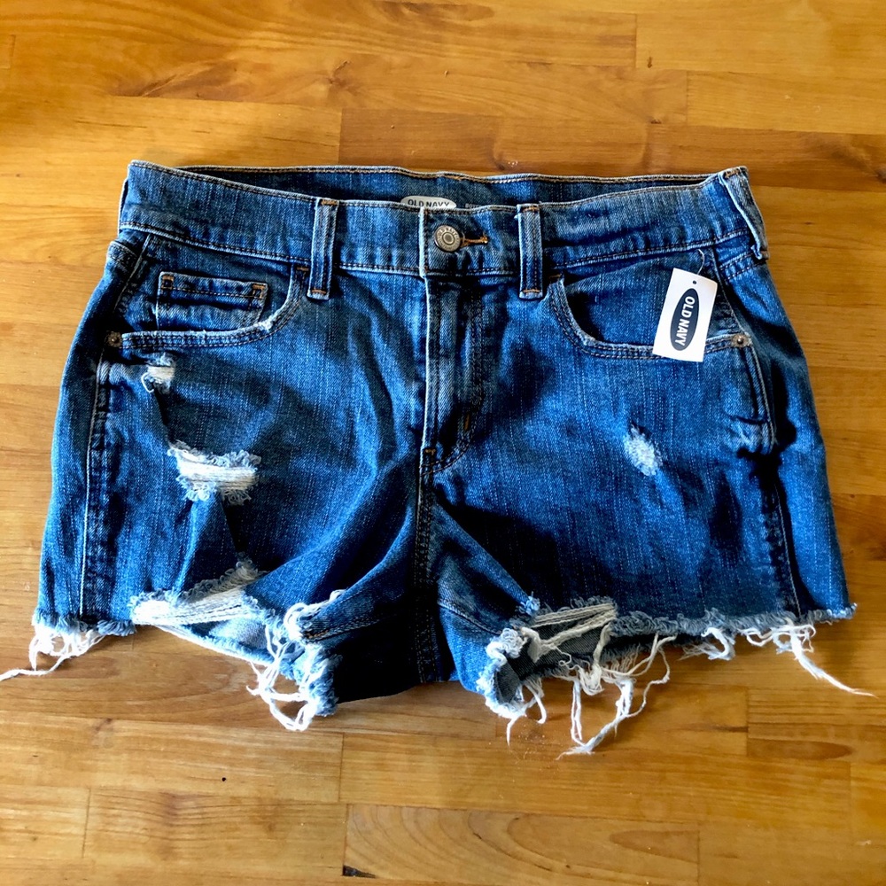 Unworn Old Navy Boyfriend Jean Shorts